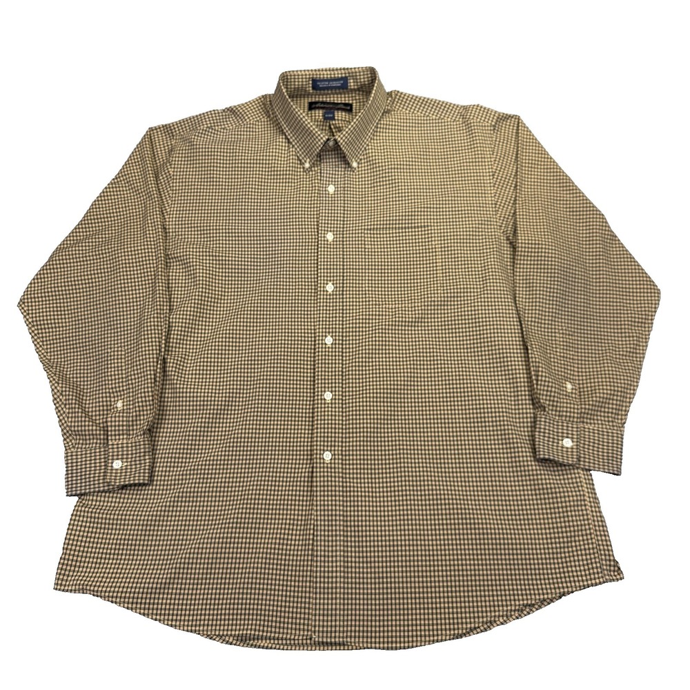 Vintage Budweiser Mens Button‎ Up Shirt Sz XL Plaid Anheuser Busch Collection